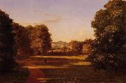 Thomas Cole The Gardens of Van Rensselaer Manor House oil painting on canvas